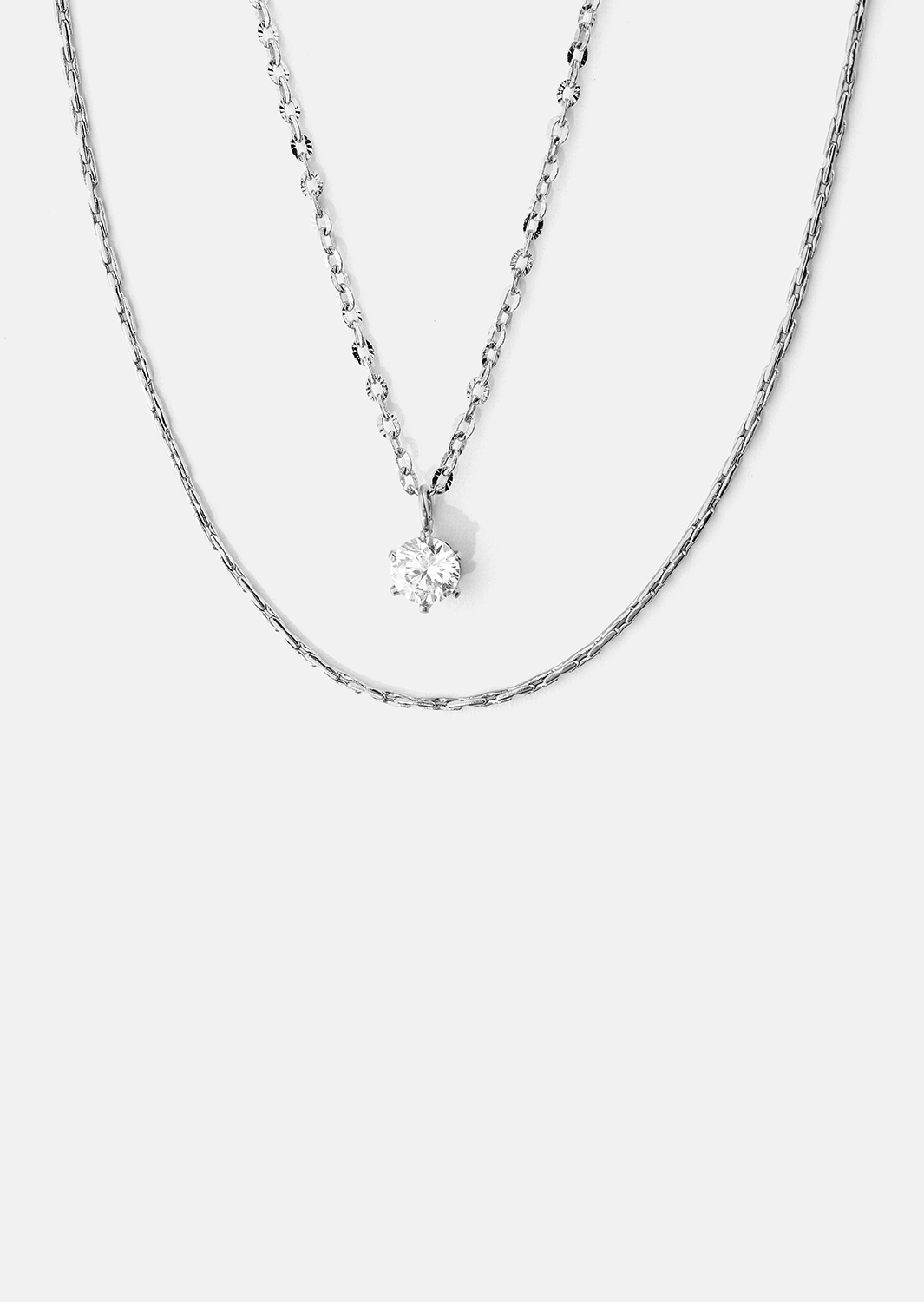 Halsband Celeste– Silverpläterat