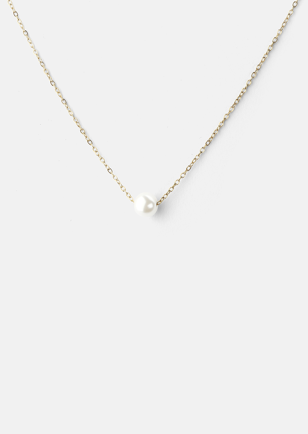Halsband Mini Pearl - 18k Guldpläterat