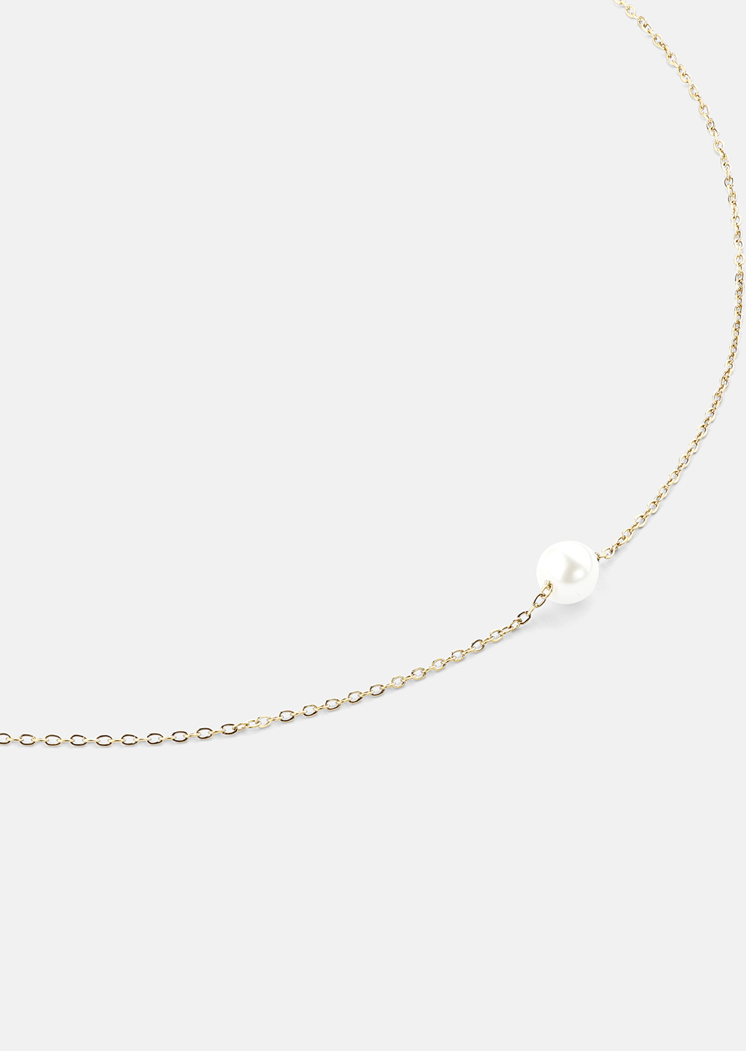 Halsband Mini Pearl - 18k Guldpläterat