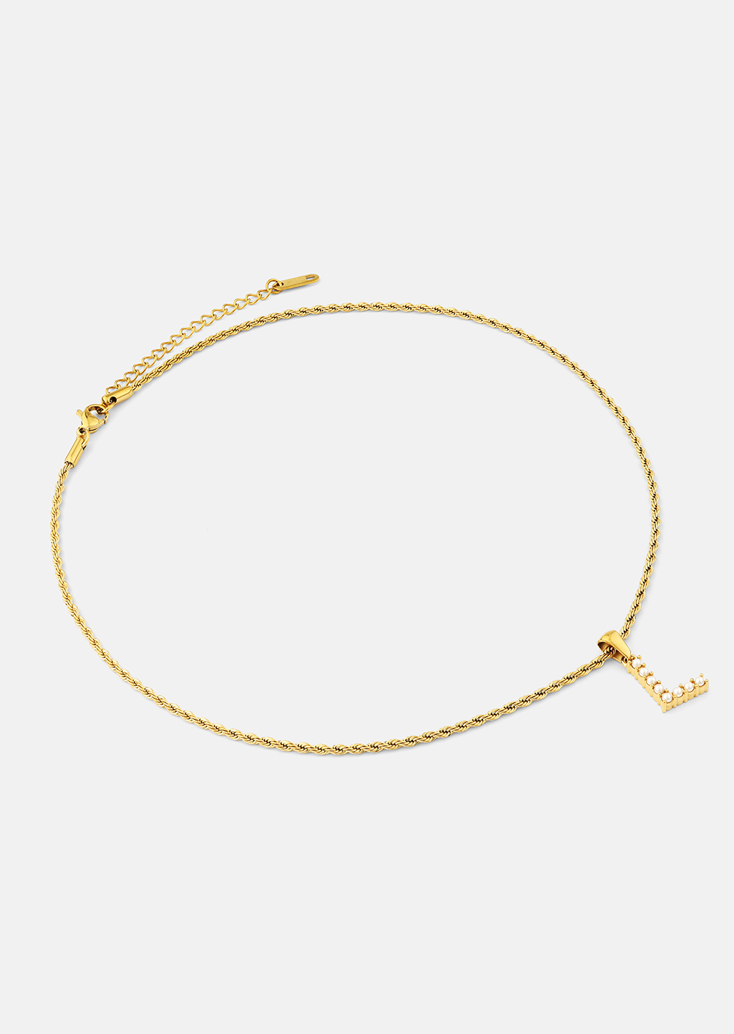 Amulet A-N Halsband – 18k Guldpläterat