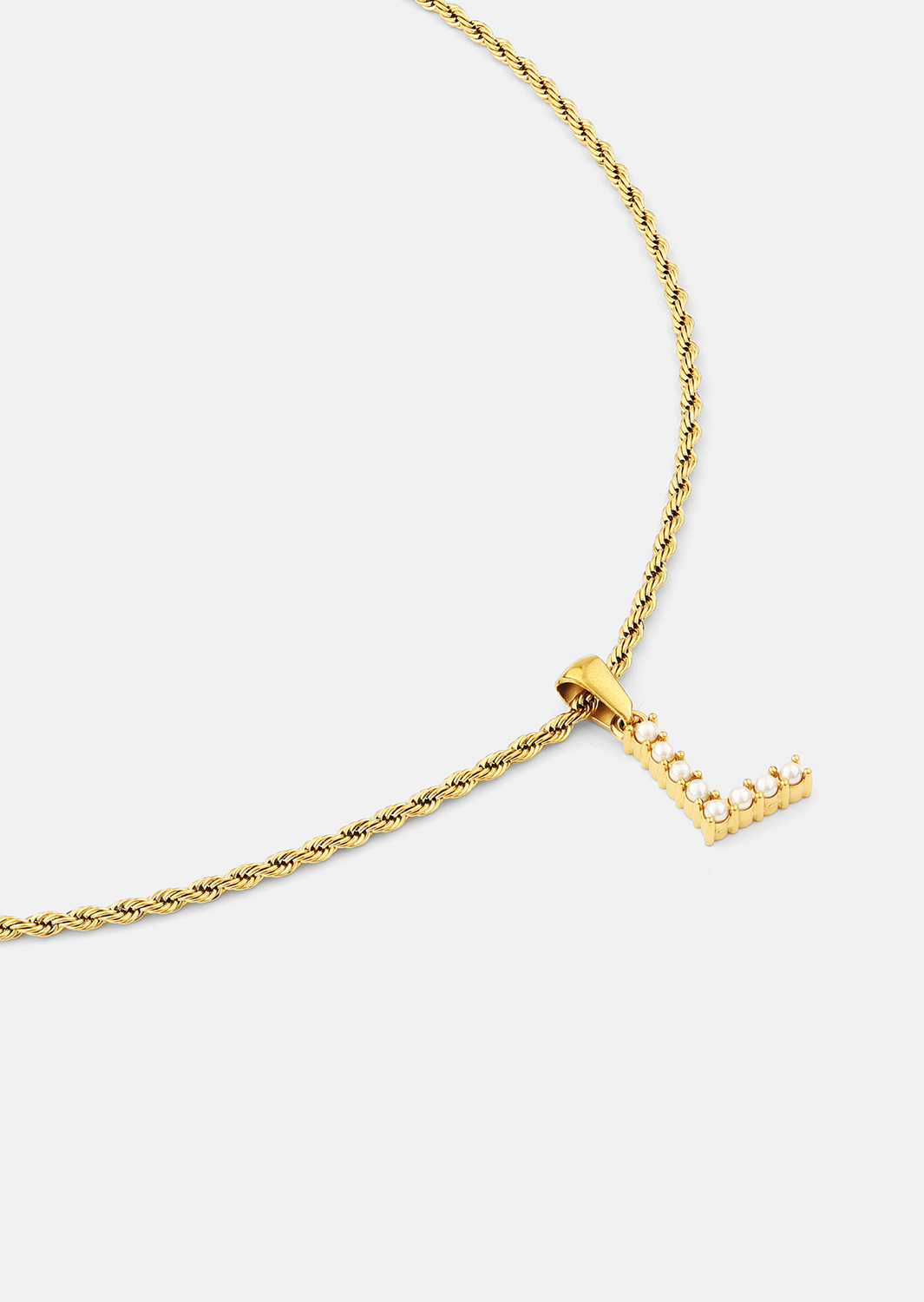 Amulet A-N Halsband – 18k Guldpläterat