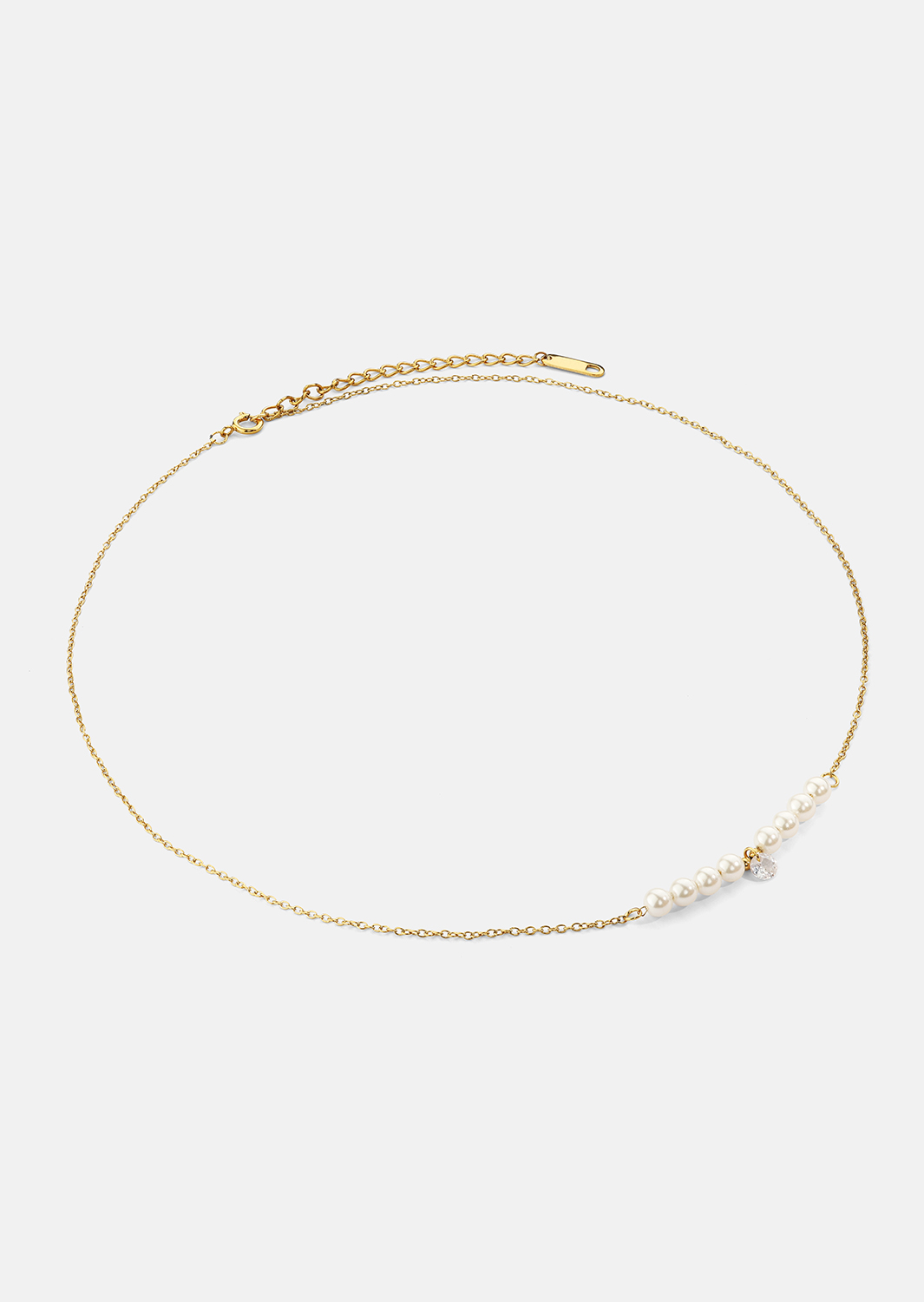 Halsband Moonlet Grace - 18k Guldpläterat