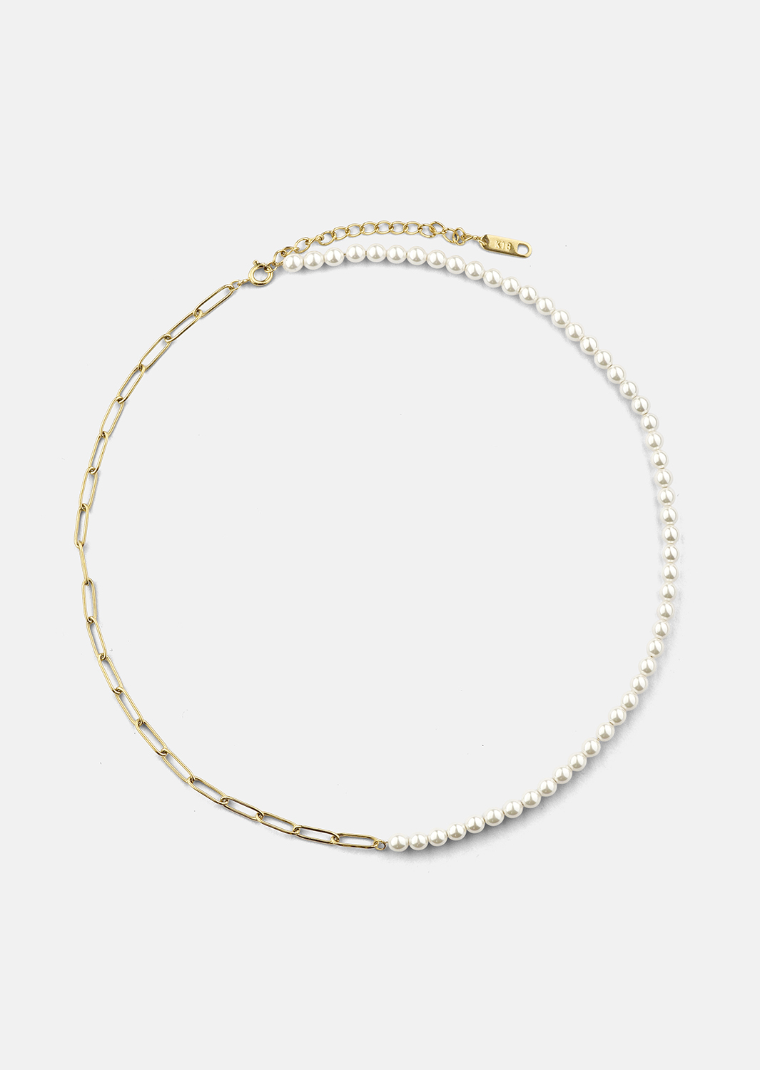 Halsband Pearl Harmony - 18k Guldpläterat