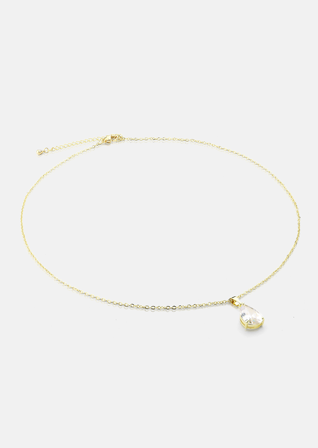 Halsband Luna Teardrop - 18k Guldpläterat