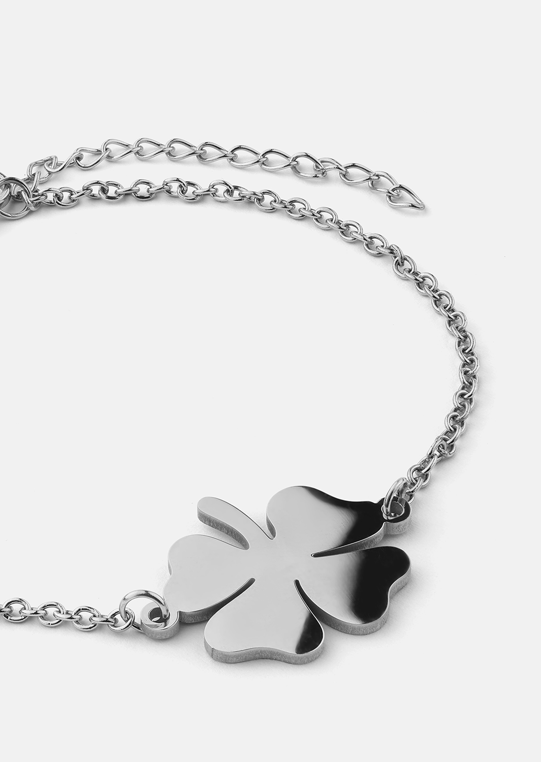 Armband Fyrklöver – Silverpläterat