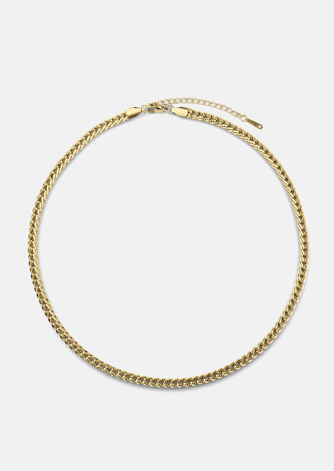 Halsband Ember Braid – 18k Guldpläterat
