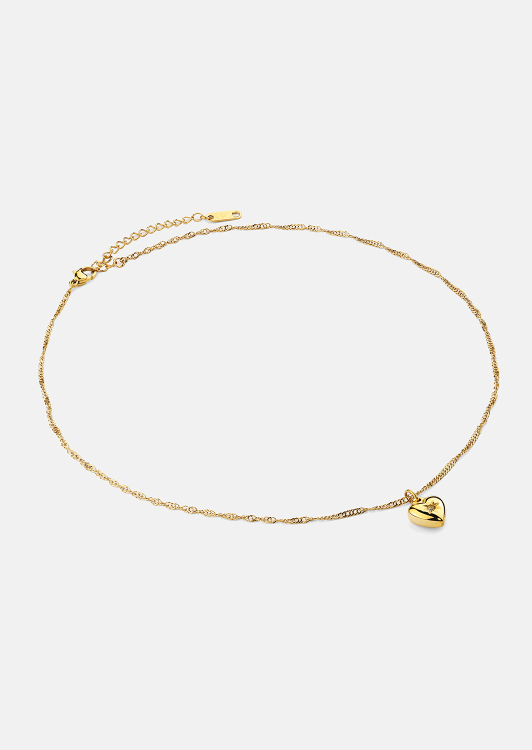 Halsband Heartshine – 18k Gold Plated