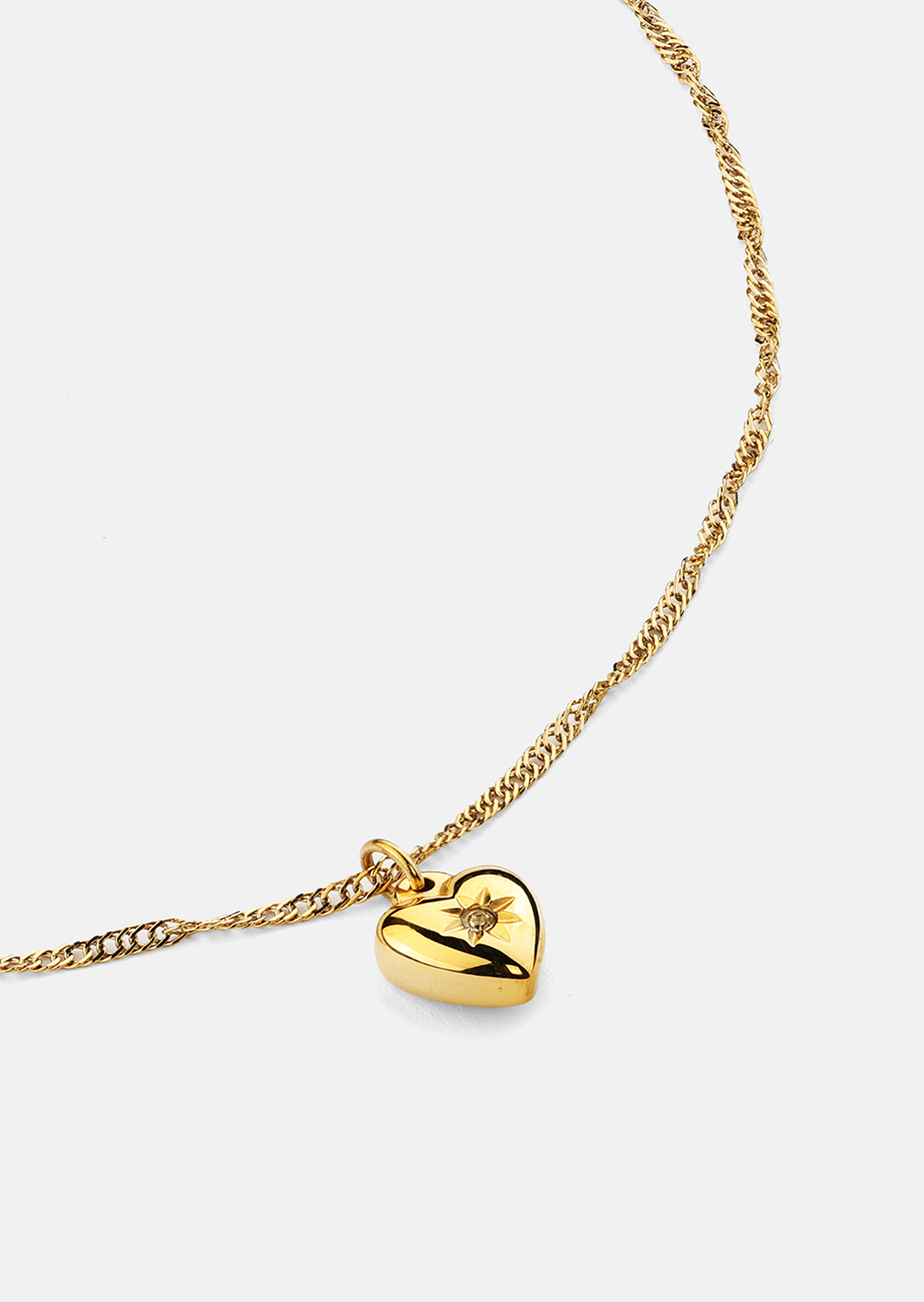 Halsband Heartshine – 18k Gold Plated