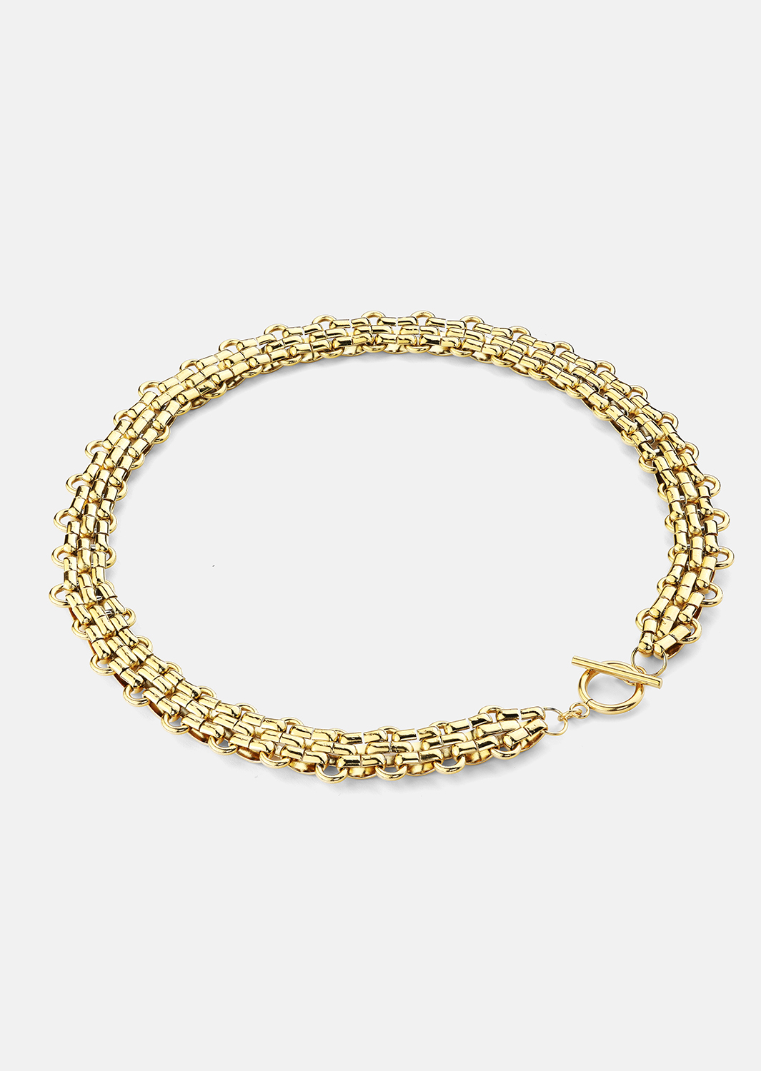 Halsband Bold Weave - 18k Guldpläterat