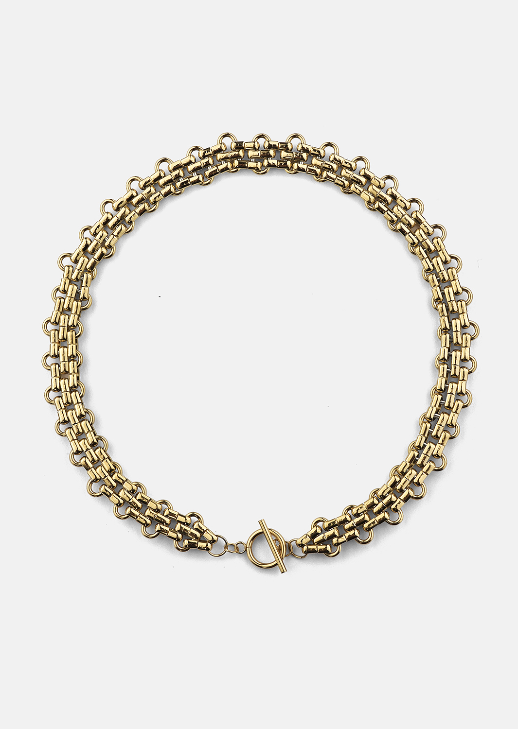 Halsband Bold Weave - 18k Guldpläterat
