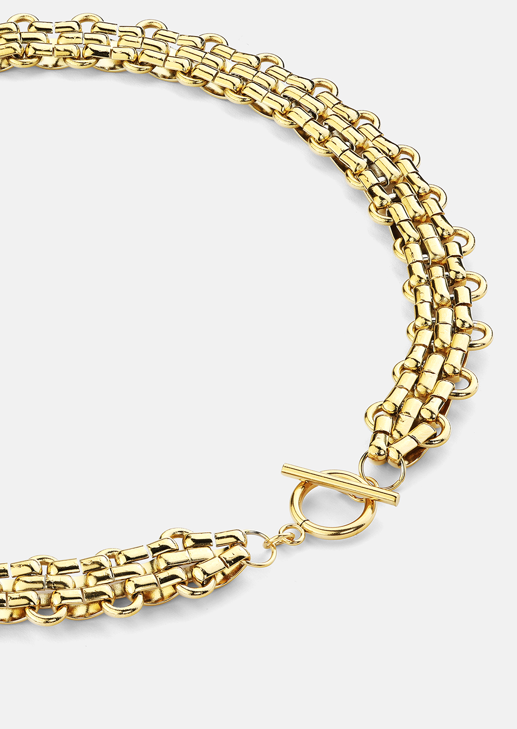 Halsband Bold Weave - 18k Guldpläterat