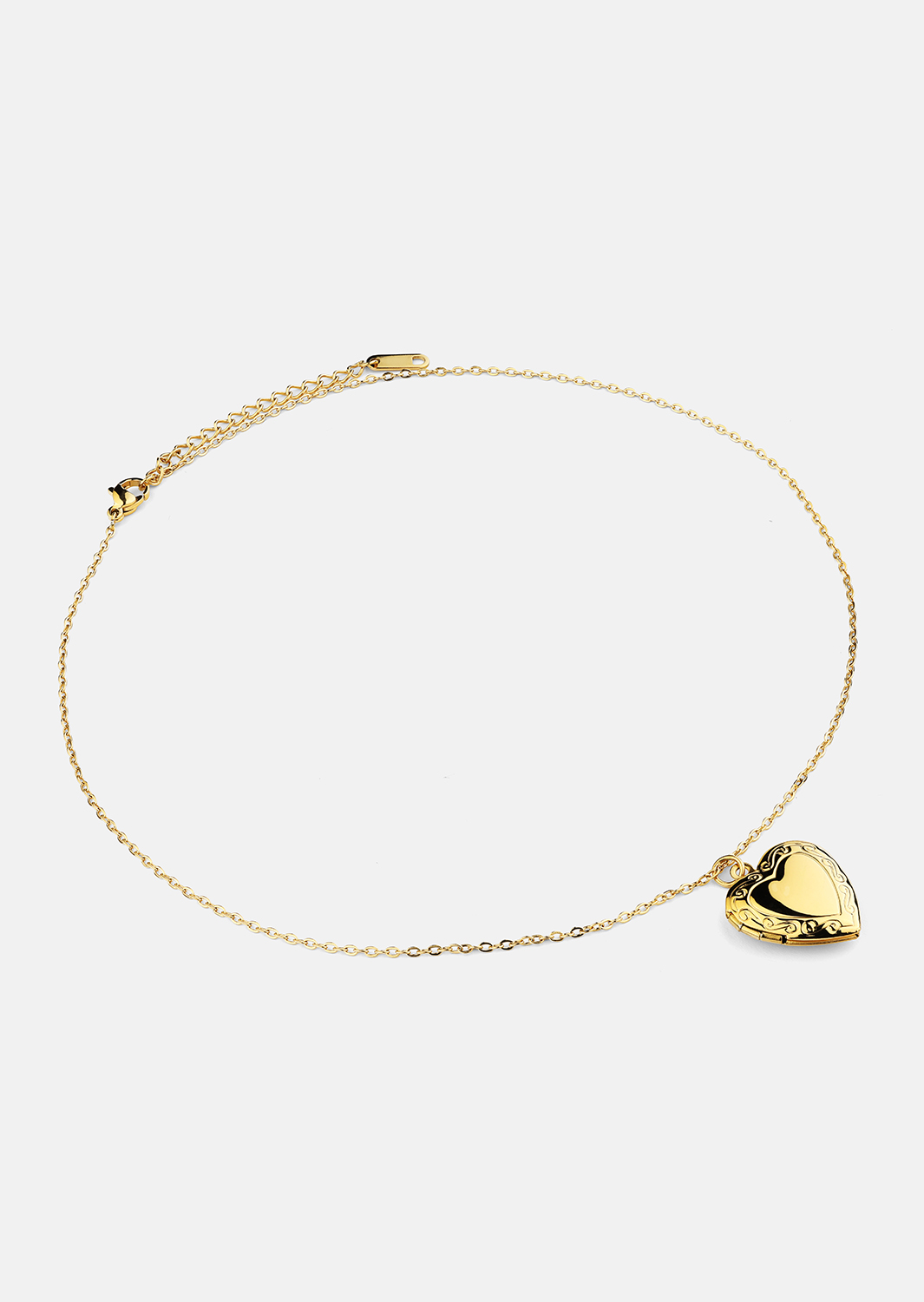 Halsband Golden Heart big - 18k Guldpläterat