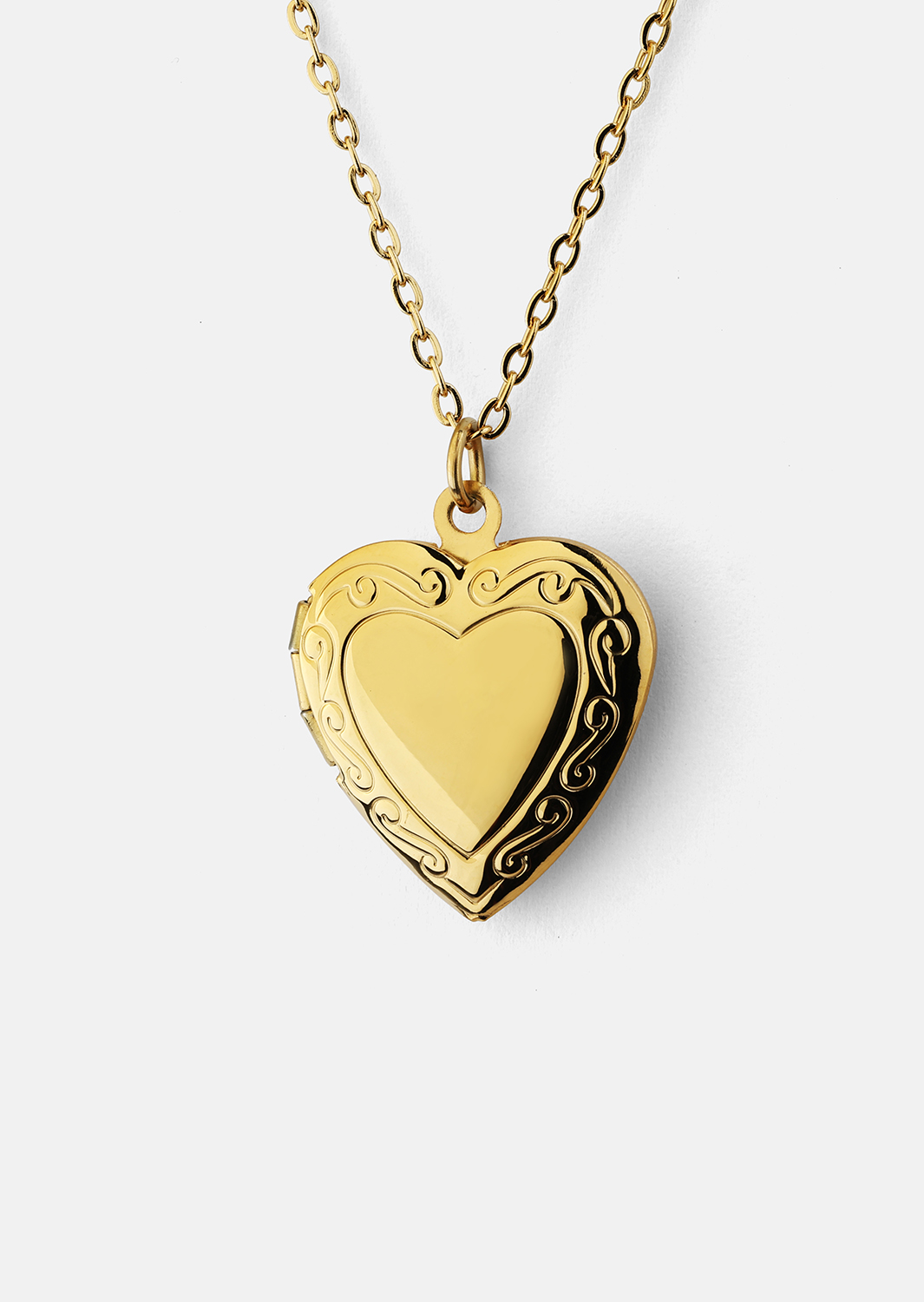 Halsband Golden Heart Mini - 18k Guldpläterat