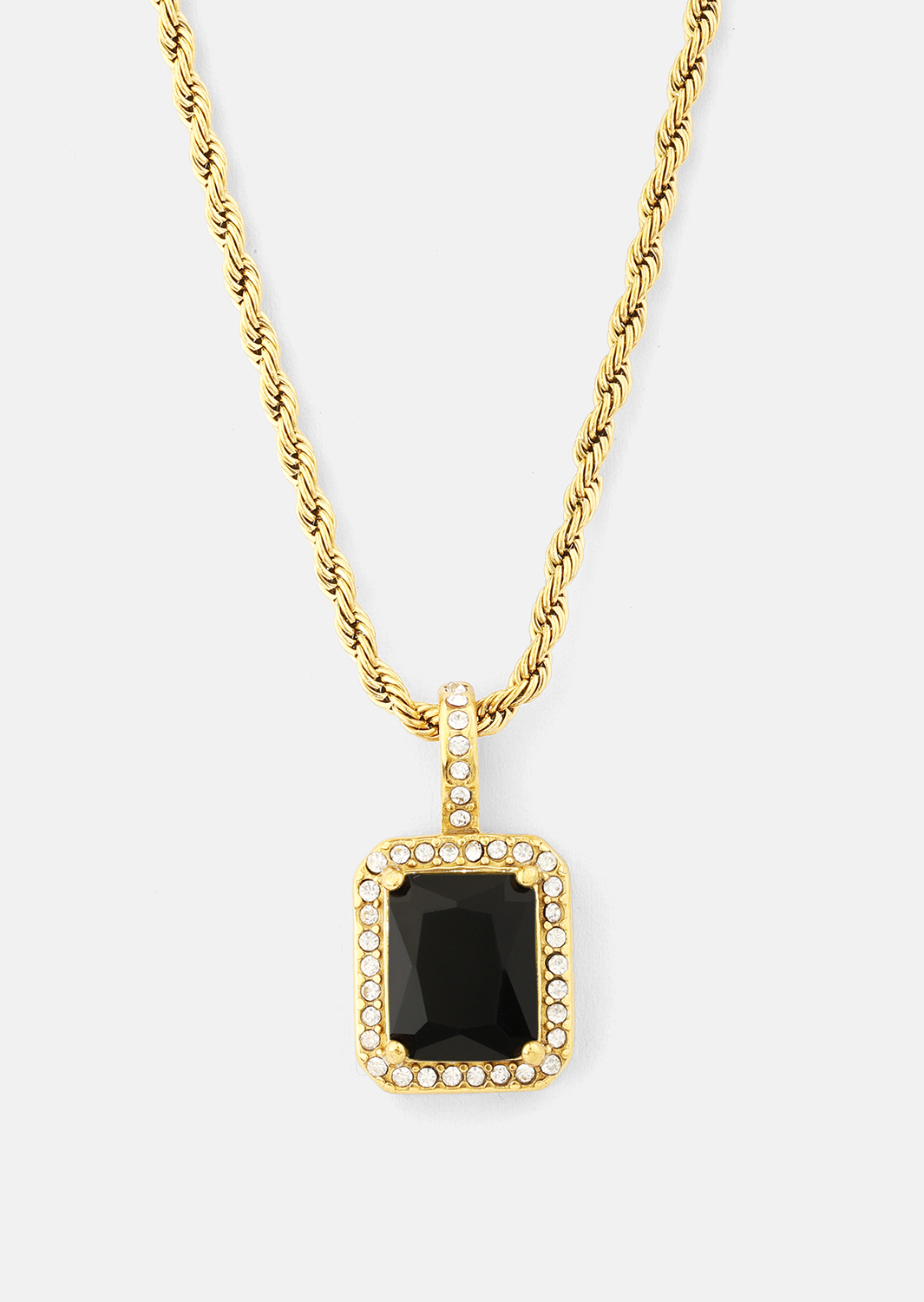 Halsband Black Luxe - 18k Guldpläterat