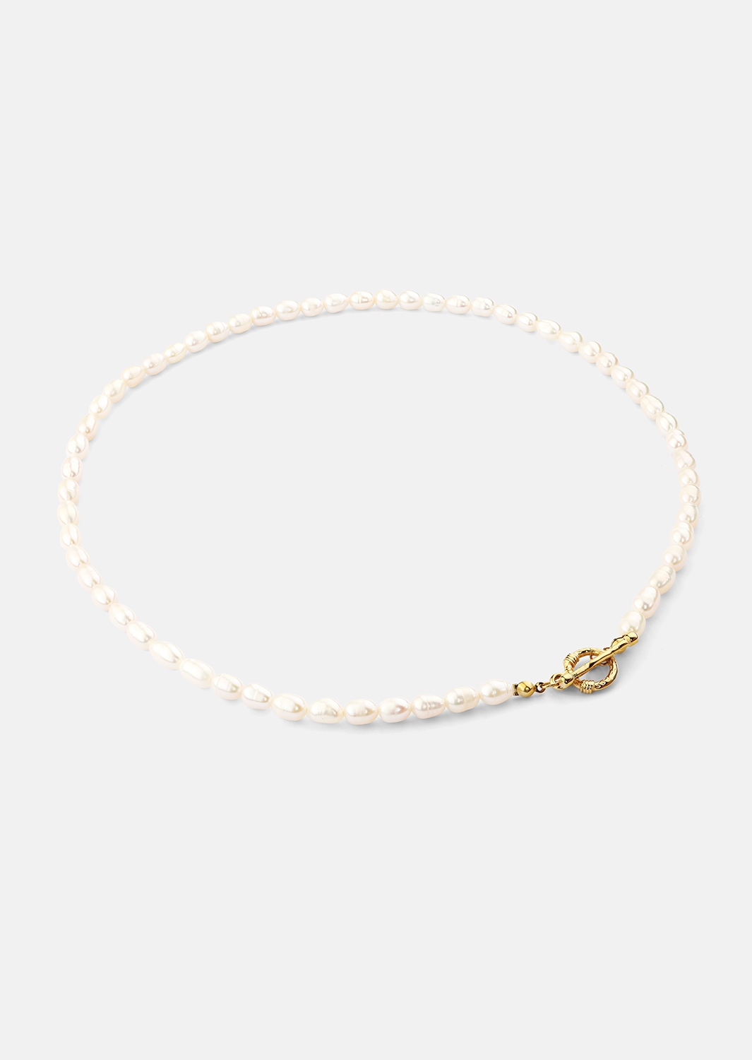 Halsband Classic Pearl - 18k Guldpläterat