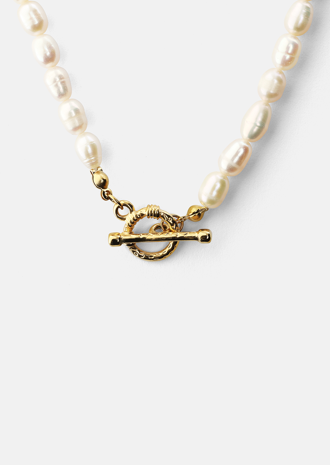Halsband Classic Pearl - 18k Guldpläterat