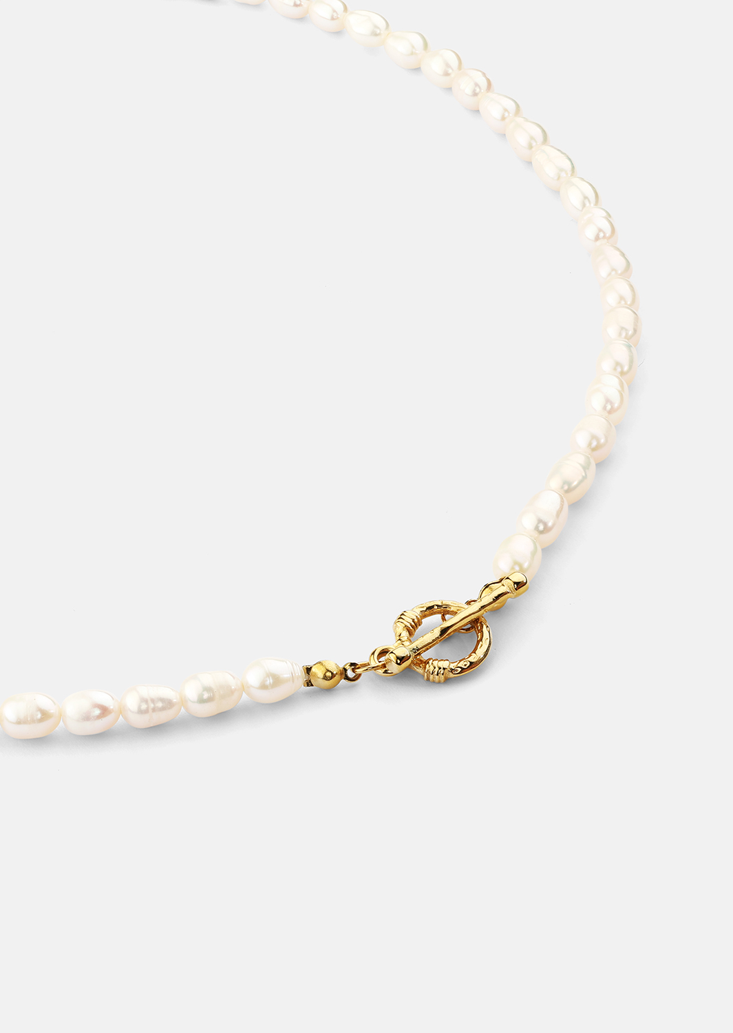 Halsband Classic Pearl - 18k Guldpläterat