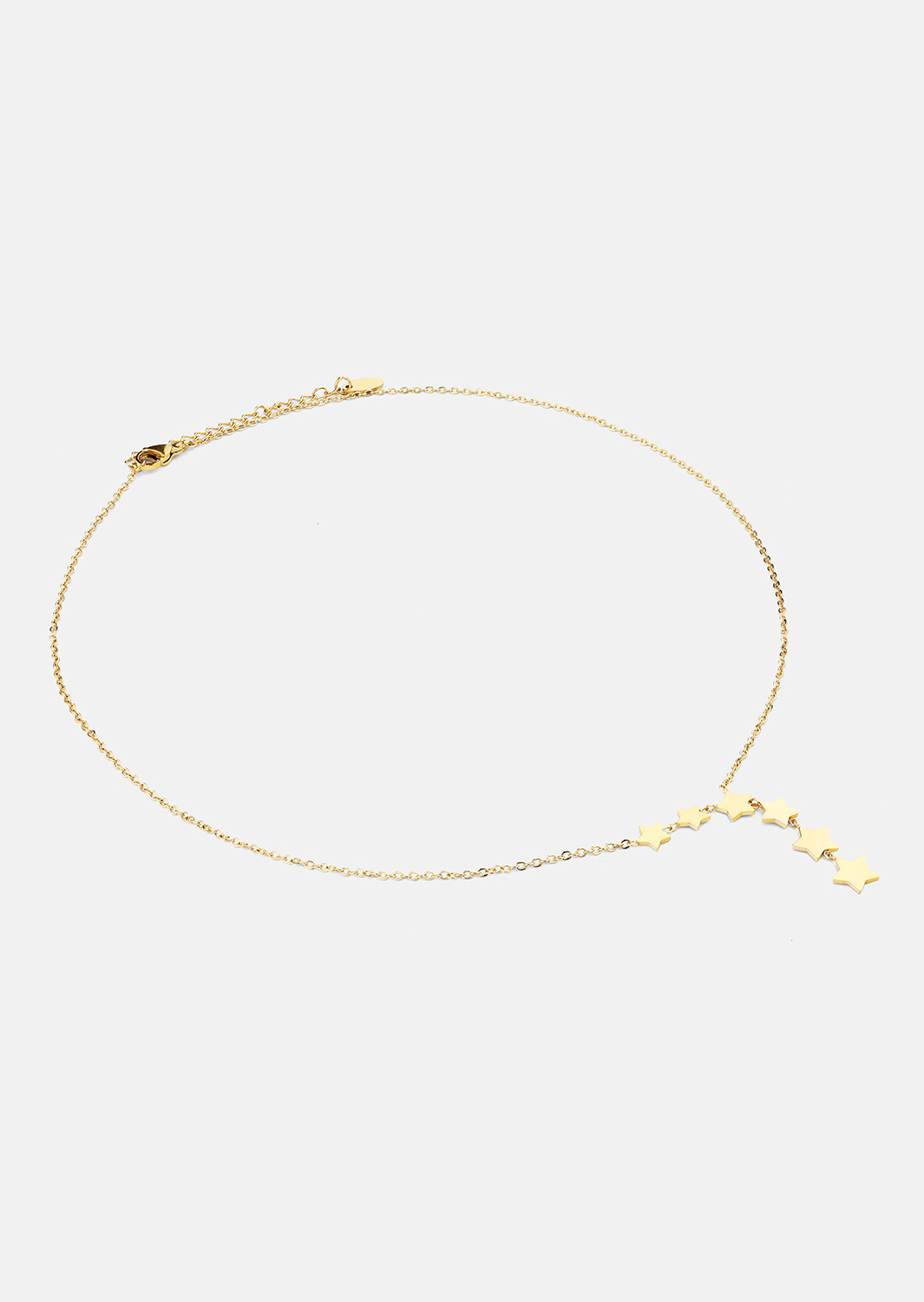 Halsband Stjärnfall - 18k Guldpläterat