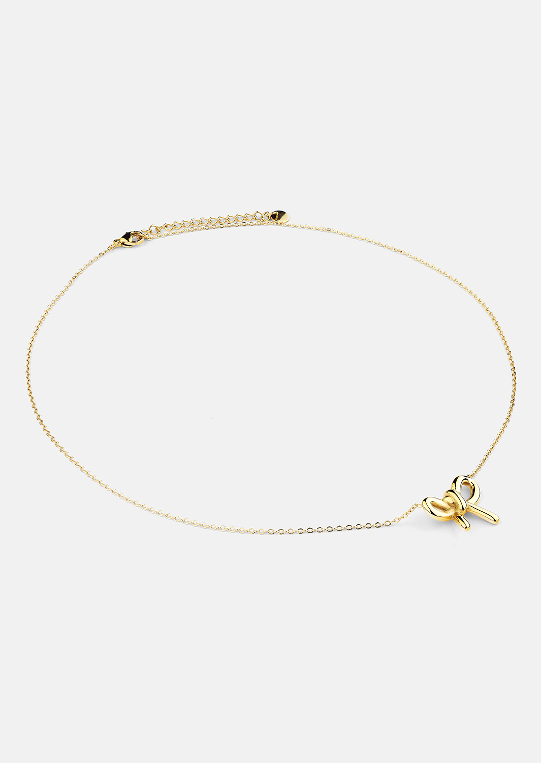 Halsband Golden Bow - 18k Guldpläterat