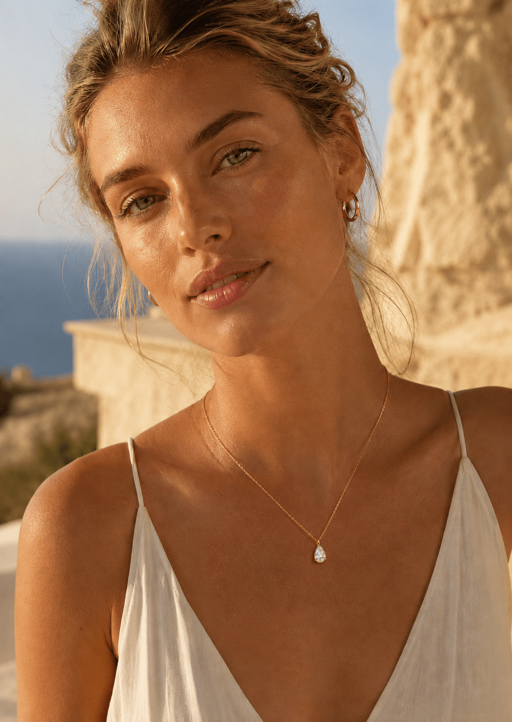 Halsband Drop – 18k Guldpläterat