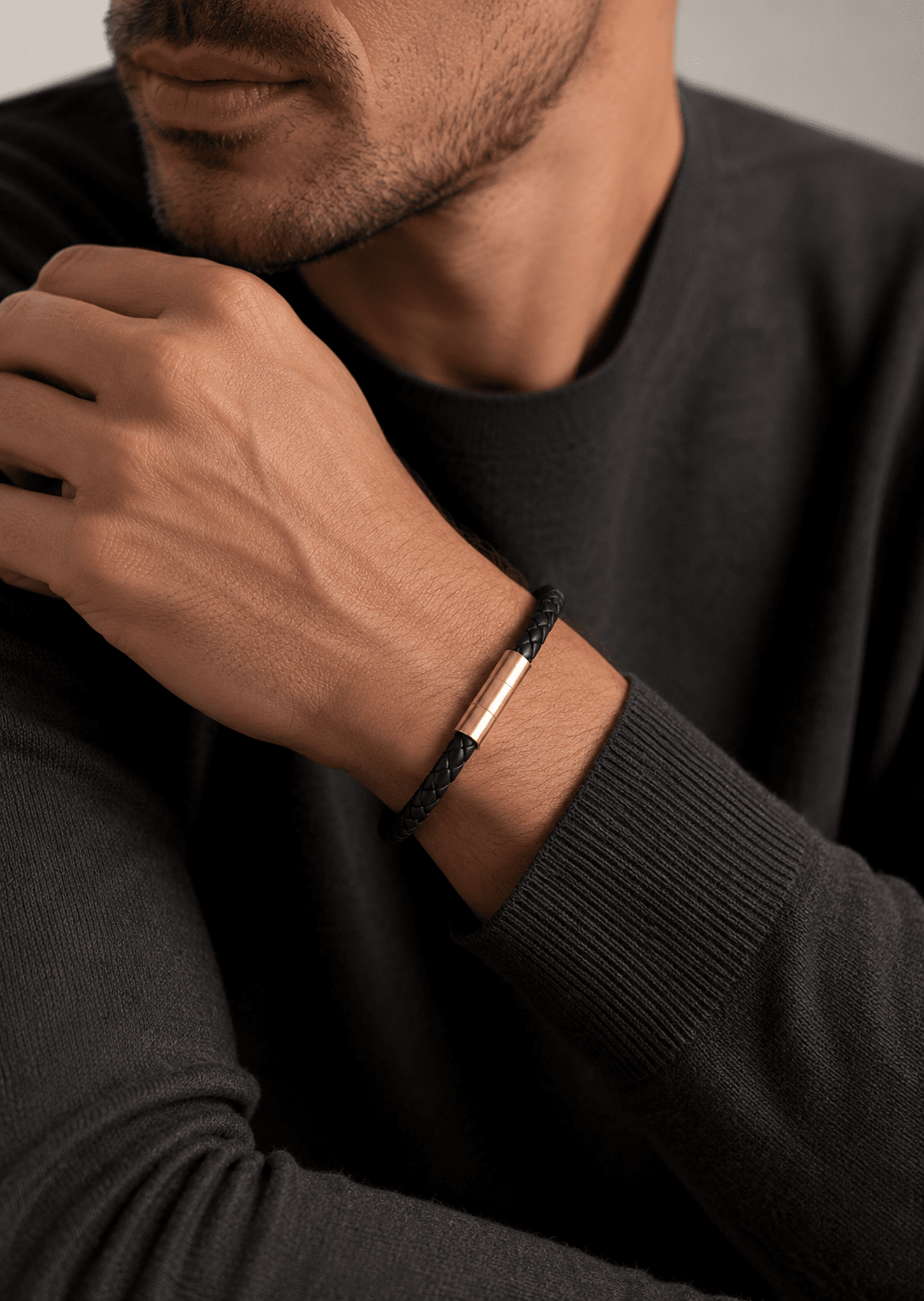 Läderarmband Echo Forge