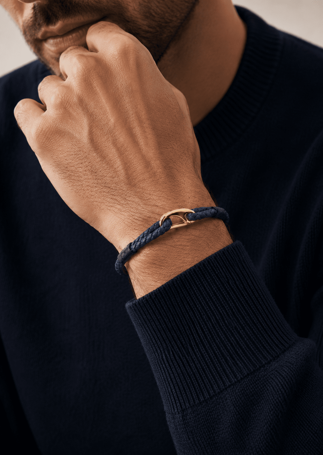 Läderarmband Midnight Kin