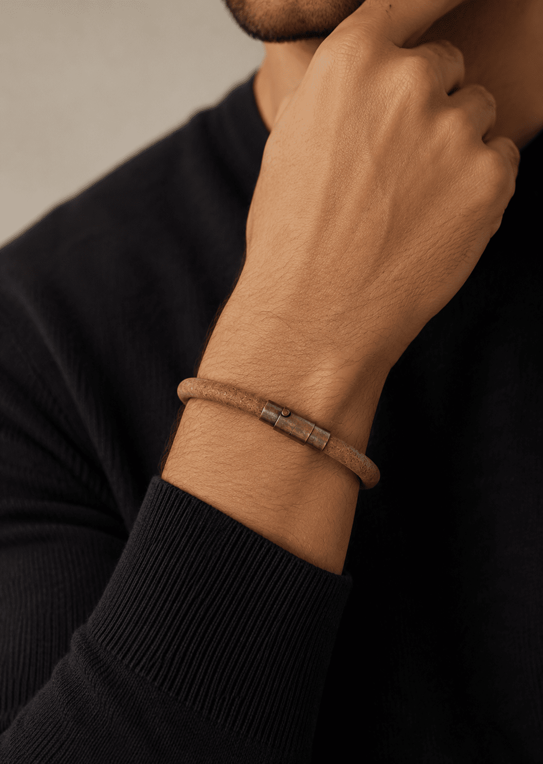 Läderarmband Savage Echo