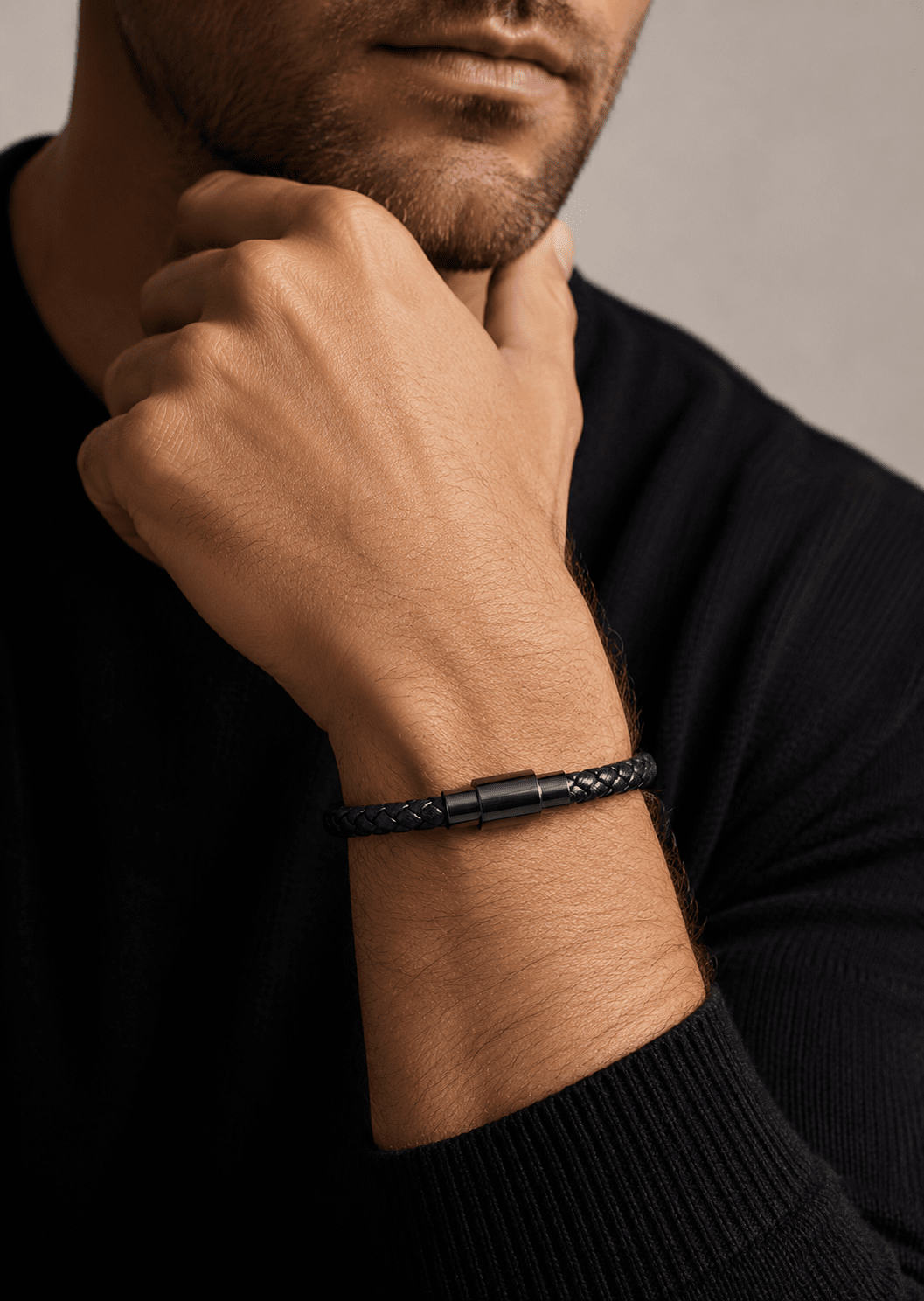 Läderarmband Silvan Edge