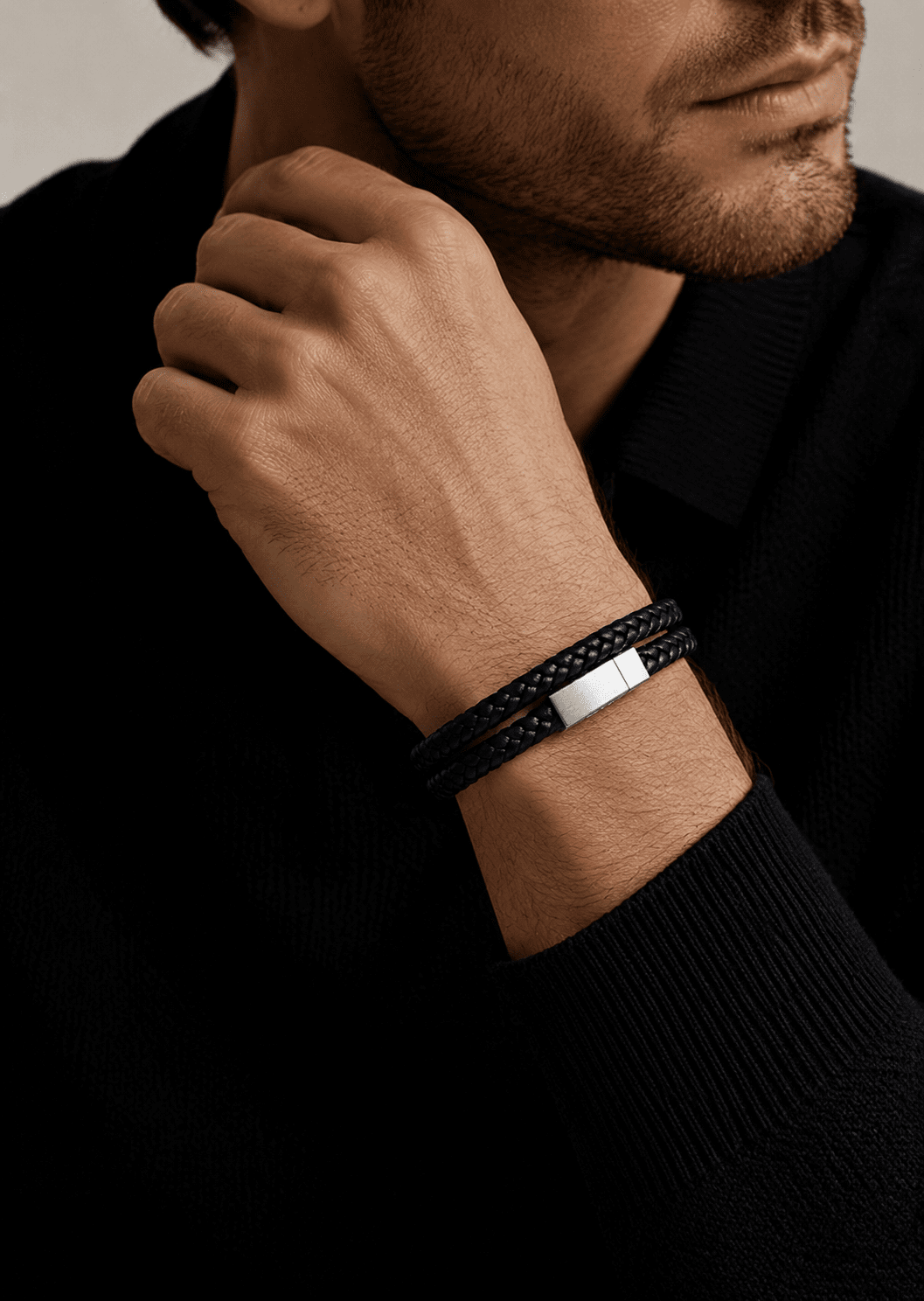 Läderarmband Stellar Grip