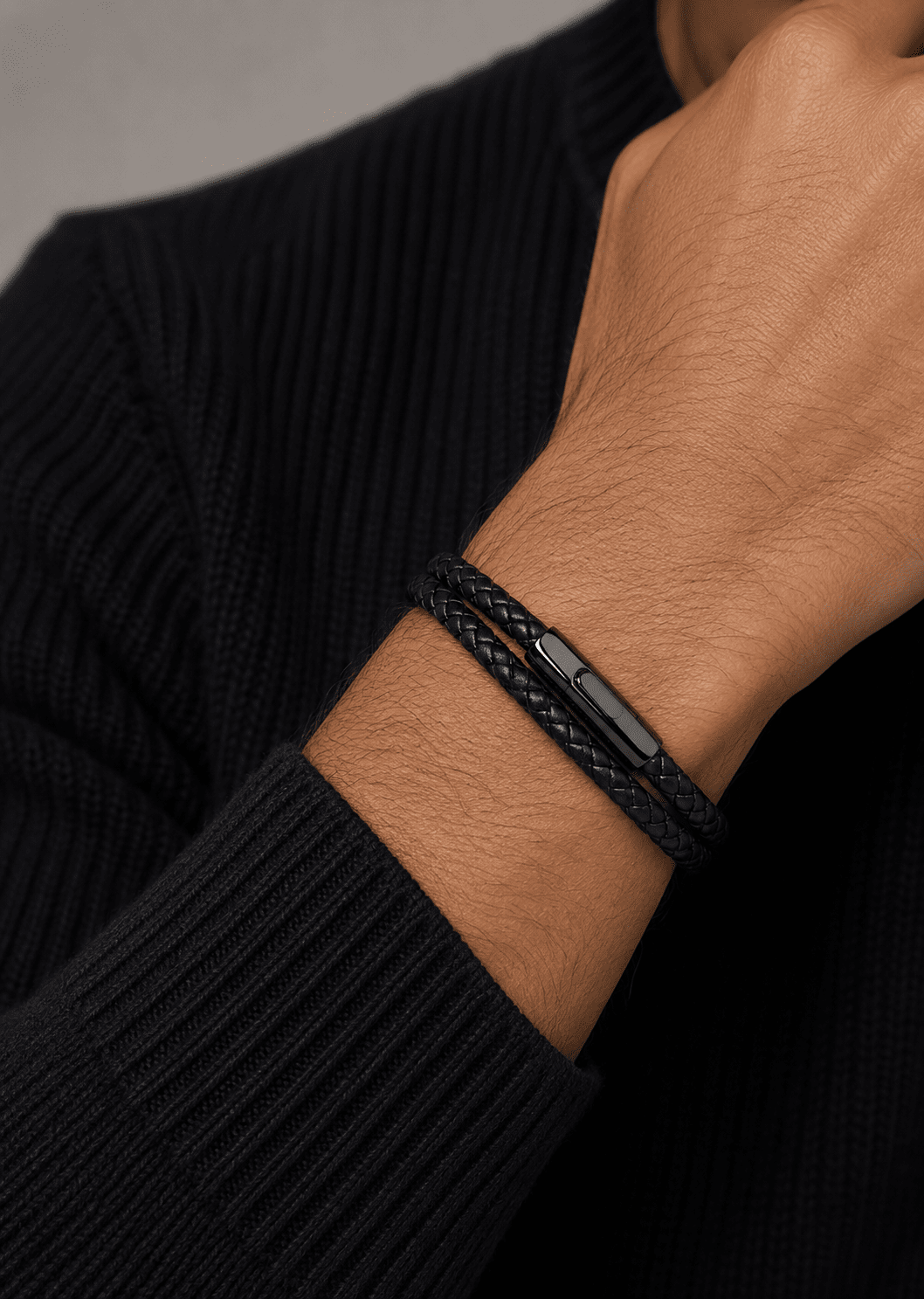 Läderarmband Titan Whisper
