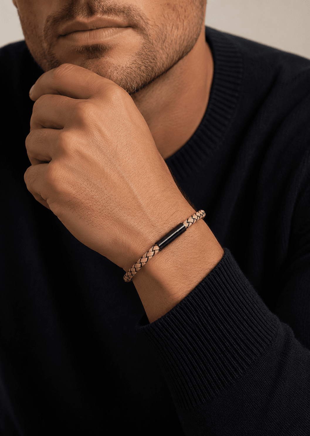 Läderarmband Valiant Loop