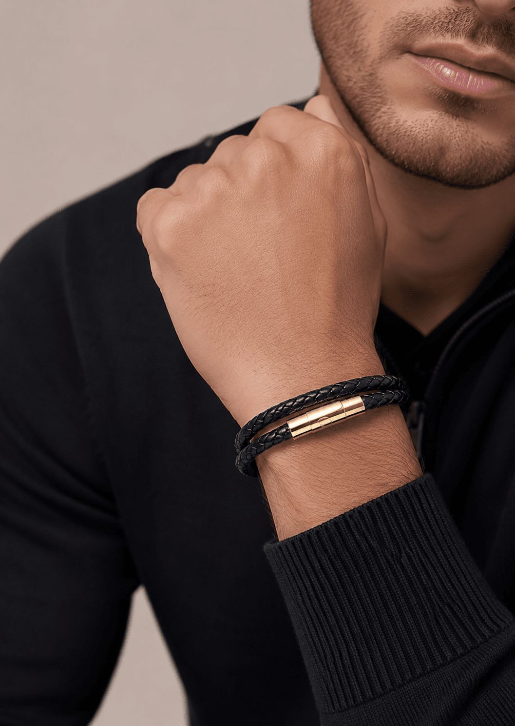 Läderarmband Valor Edge