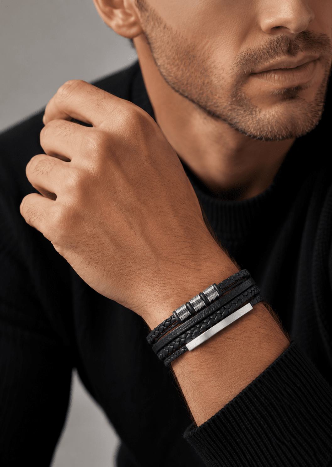 Läderarmband Valor Stride