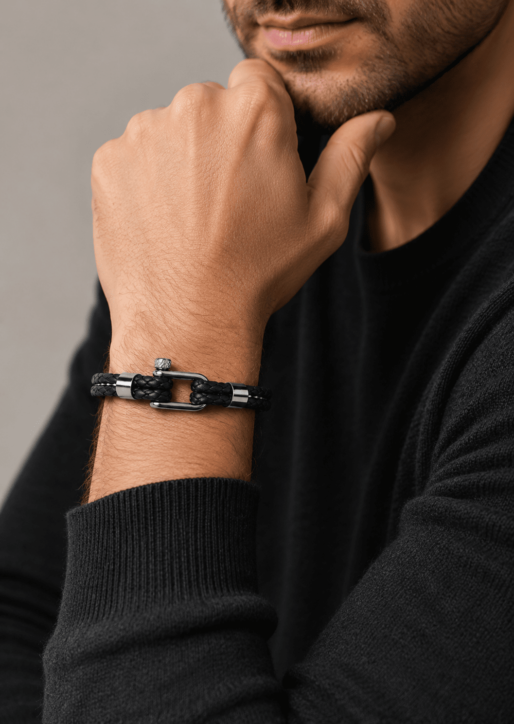 Läderarmband Vertex Link