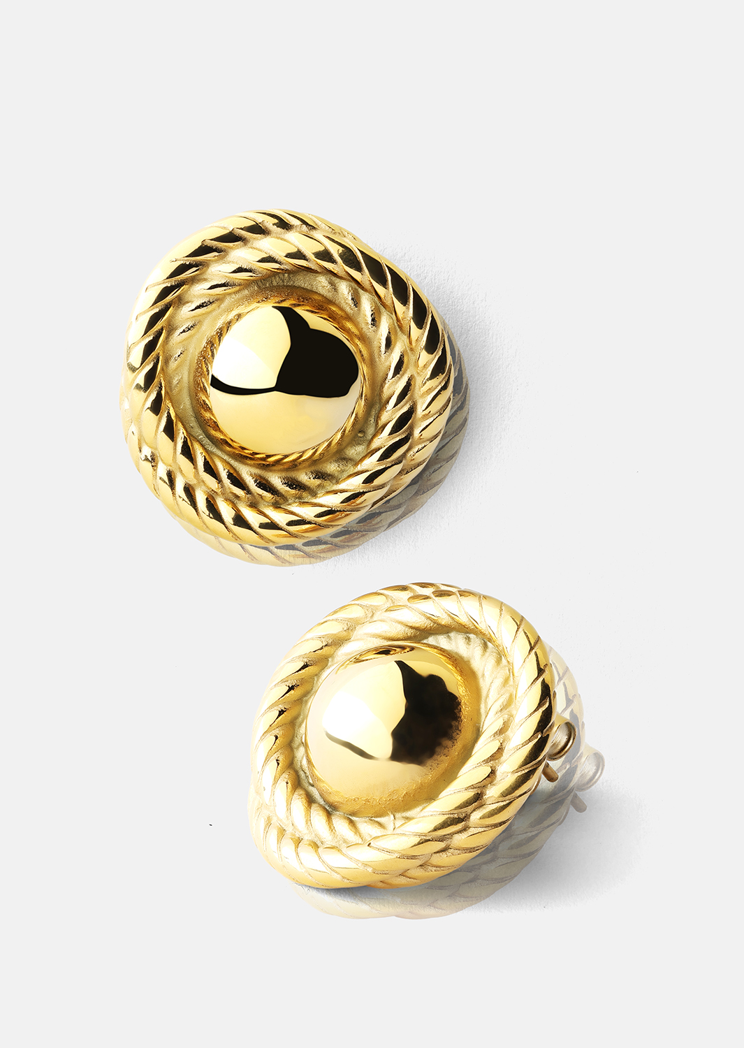 Örhänge Regal Twist - 18k Guldpläterat