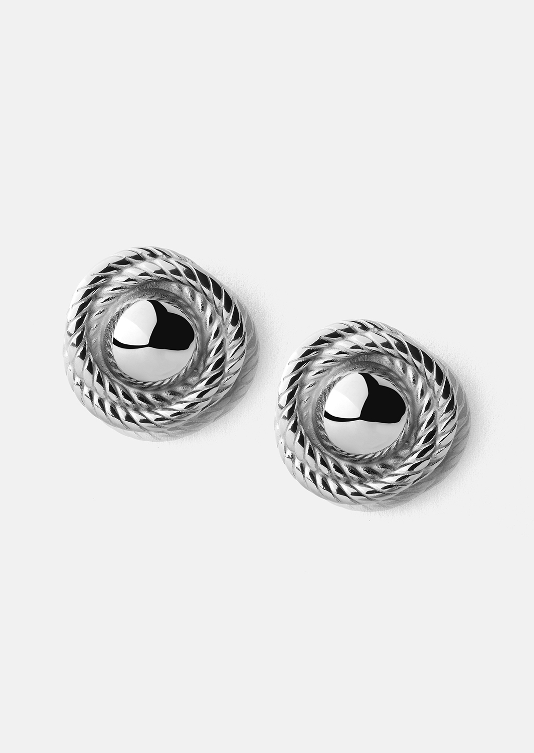 Örhänge Regal Twist - Silverpläterat