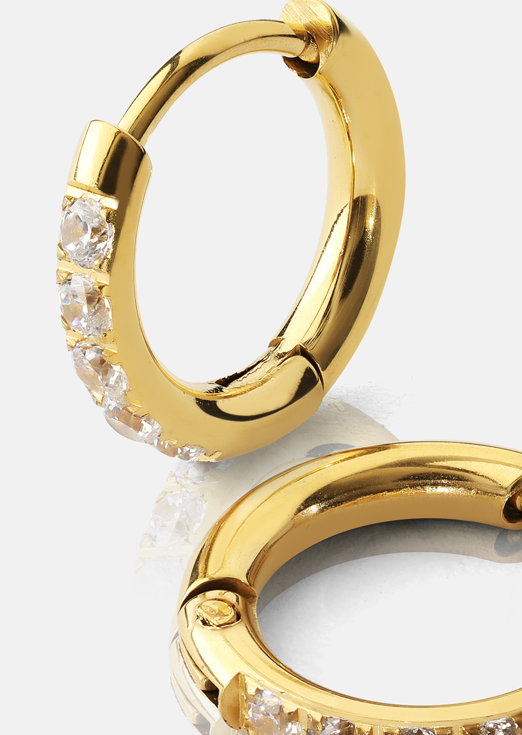 Örhänge Sparklingers - 18k Guldpläterat