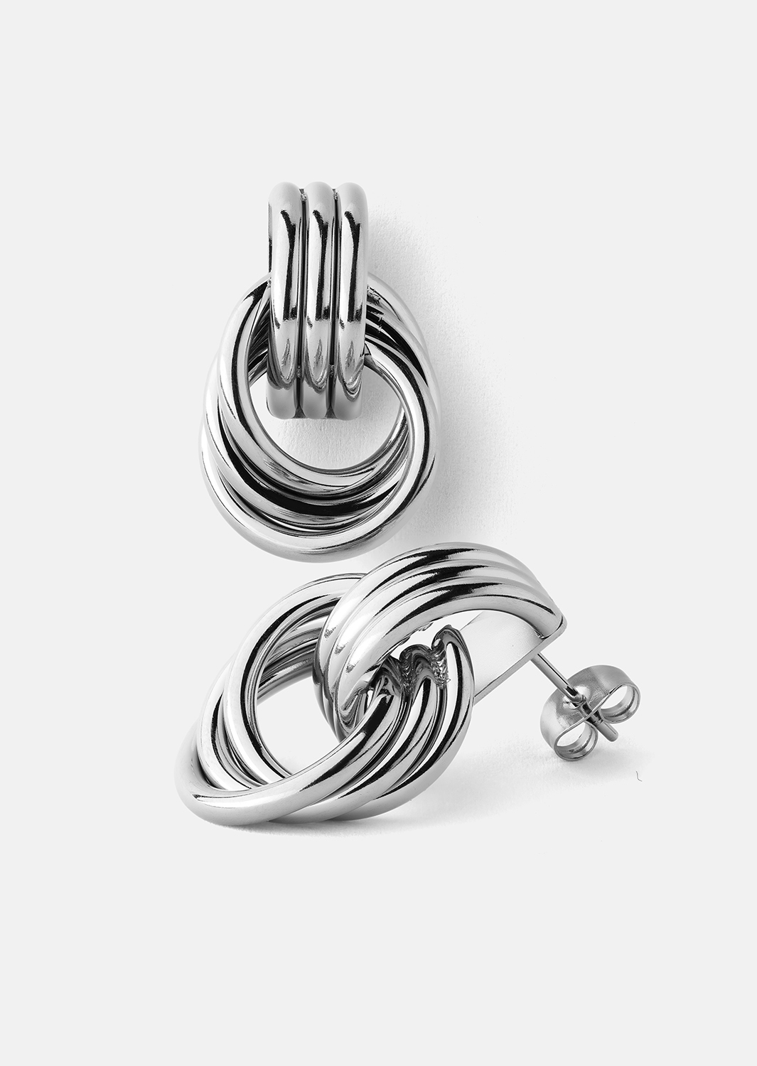 Örhänge Unity Loop - Silverpläterat