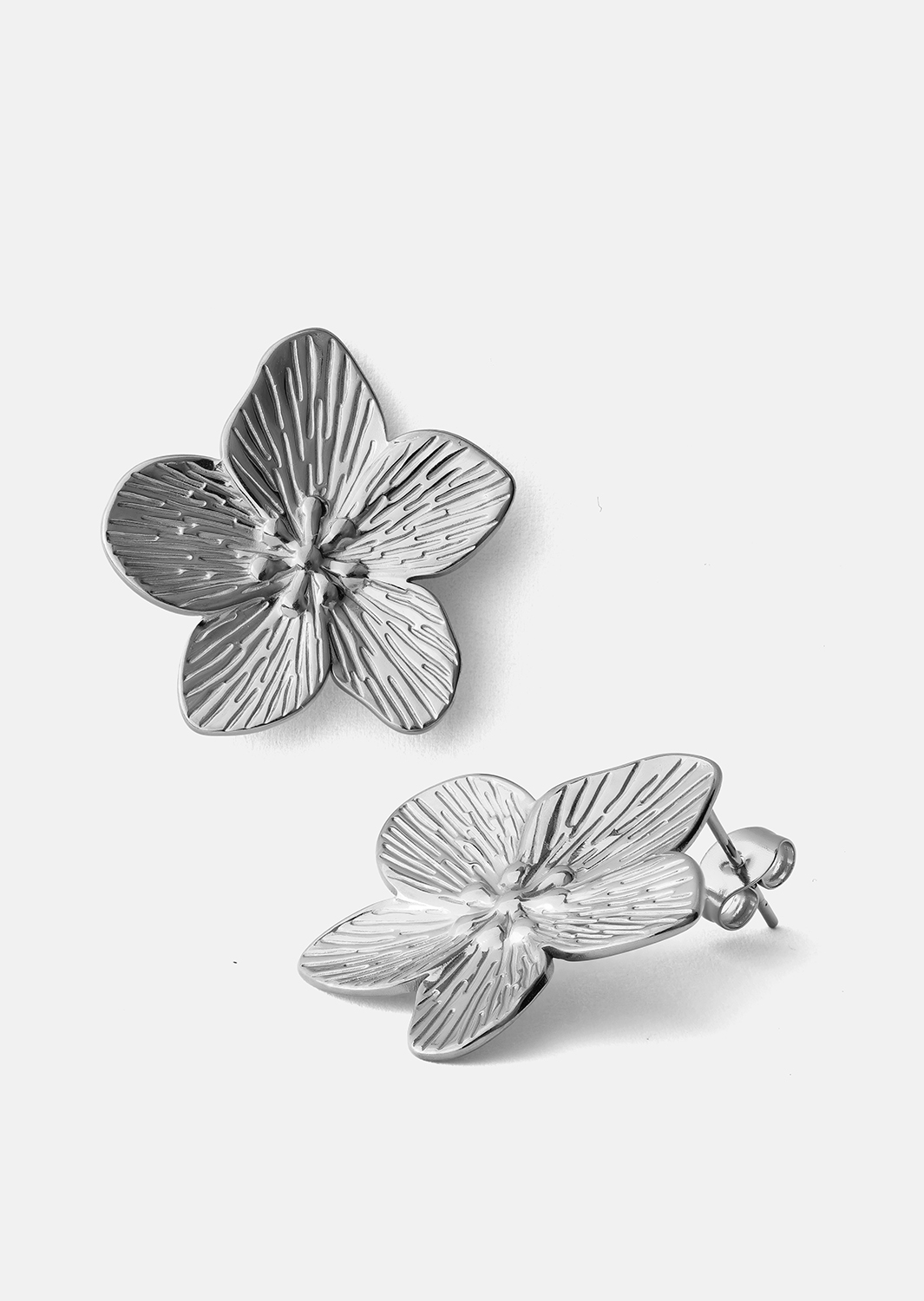 Örhänge Blossom - Silverpläterat