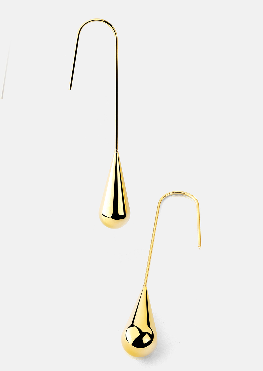 Örhänge Golden Drop Elegance - 18k Guldpläterat