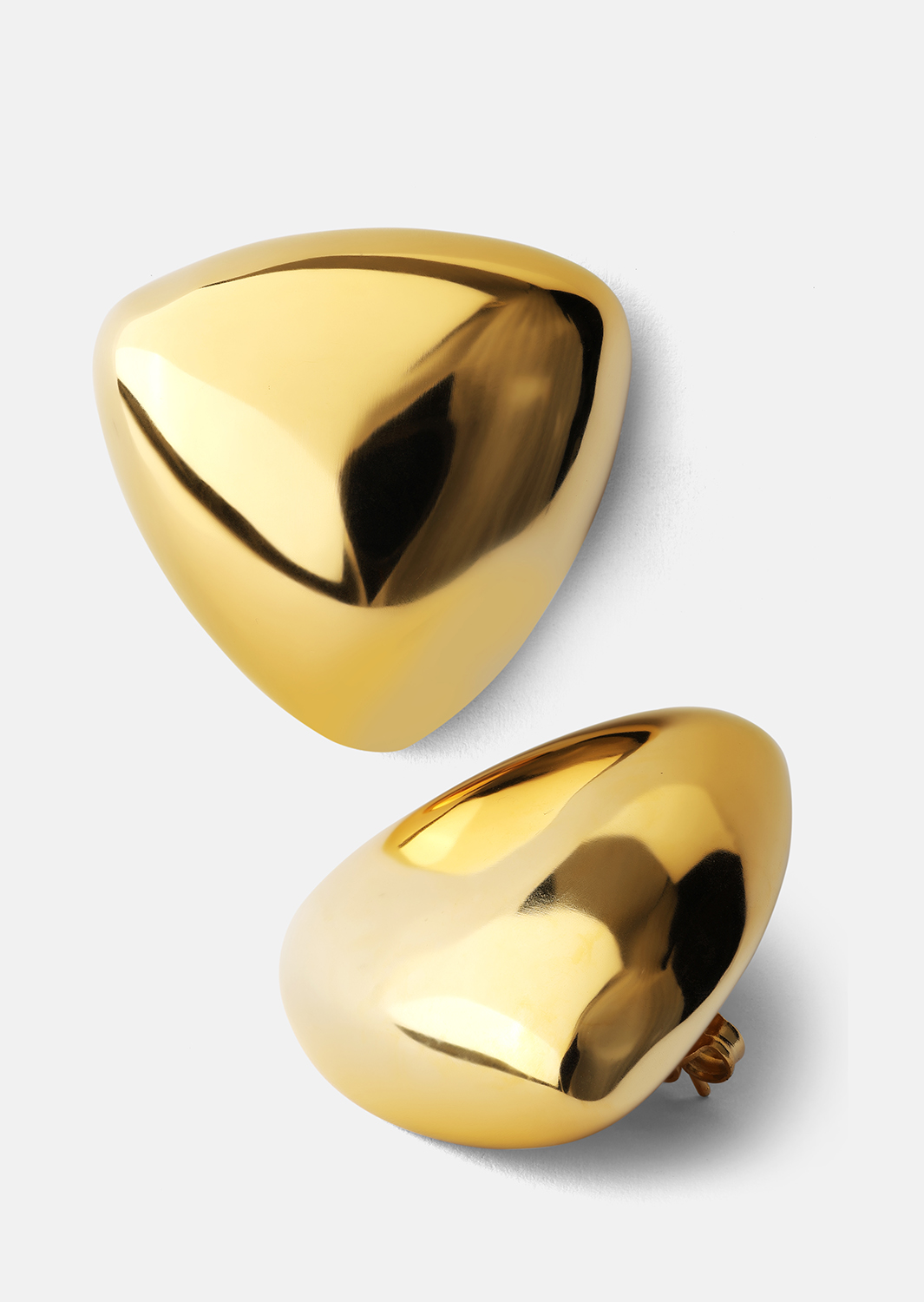 Örhängen Bold Curve – 18k Guldpläterade