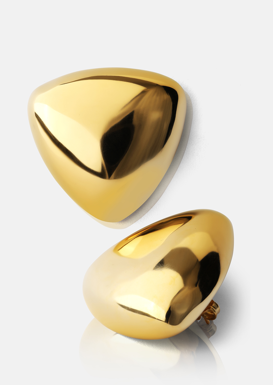 Örhängen Bold Curve – 18k Guldpläterade
