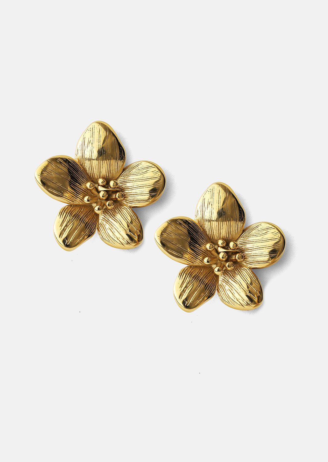 Örhängen Flora Shine – 18k Guldpläterade