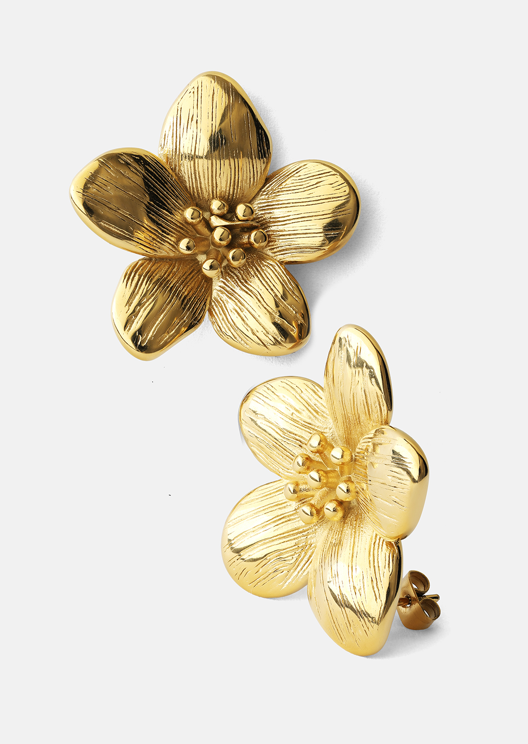 Örhängen Flora Shine – 18k Guldpläterade