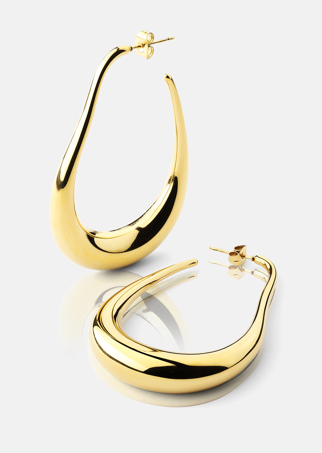 Örhängen Tear of Gold - 18k Guldpläterade
