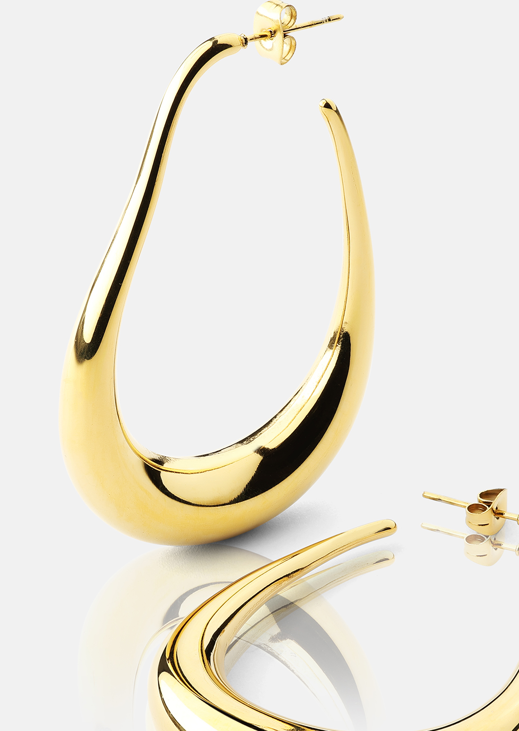 Örhängen Tear of Gold - 18k Guldpläterade