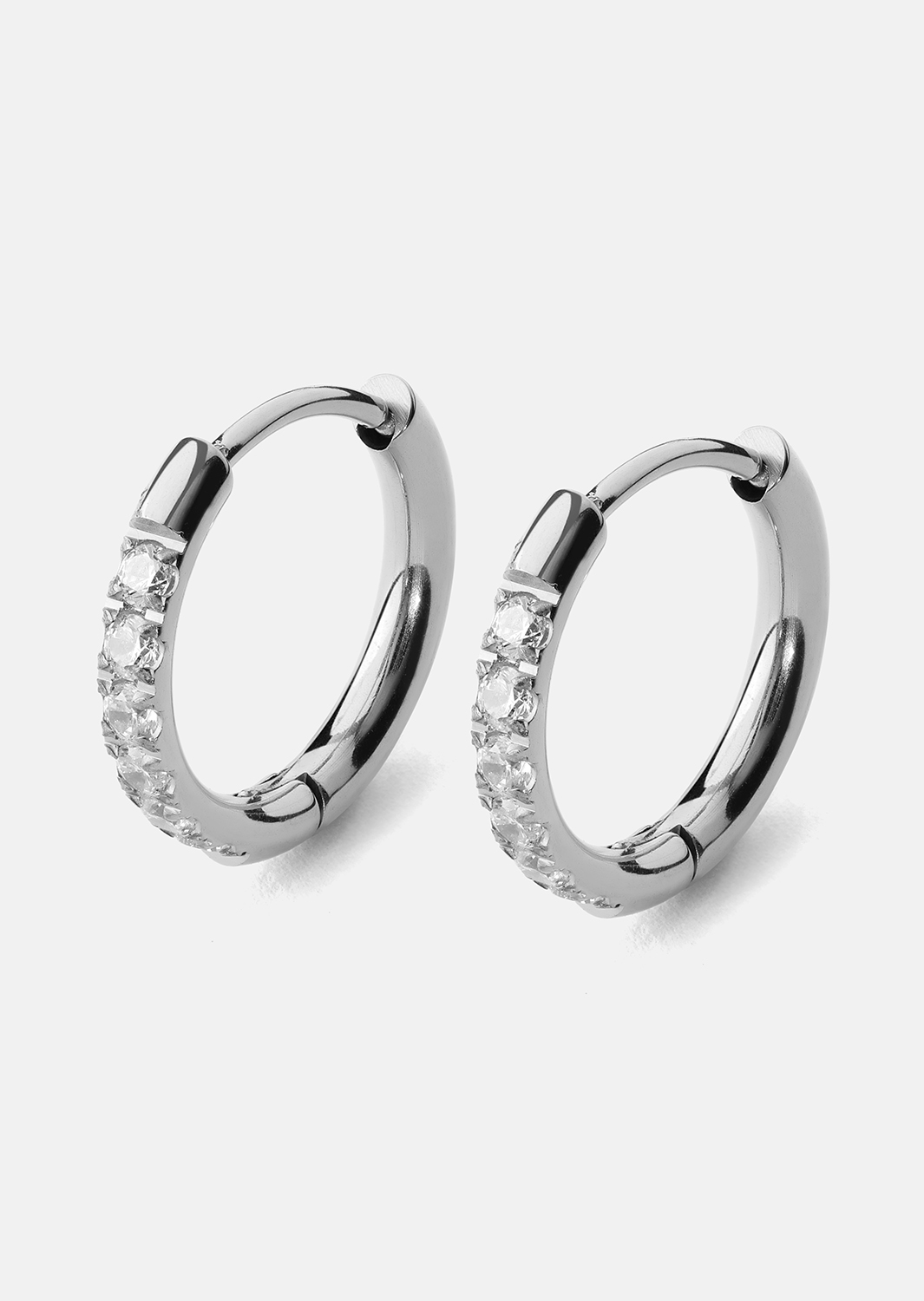 Örhängen Lumira Halo - Silverpläterade