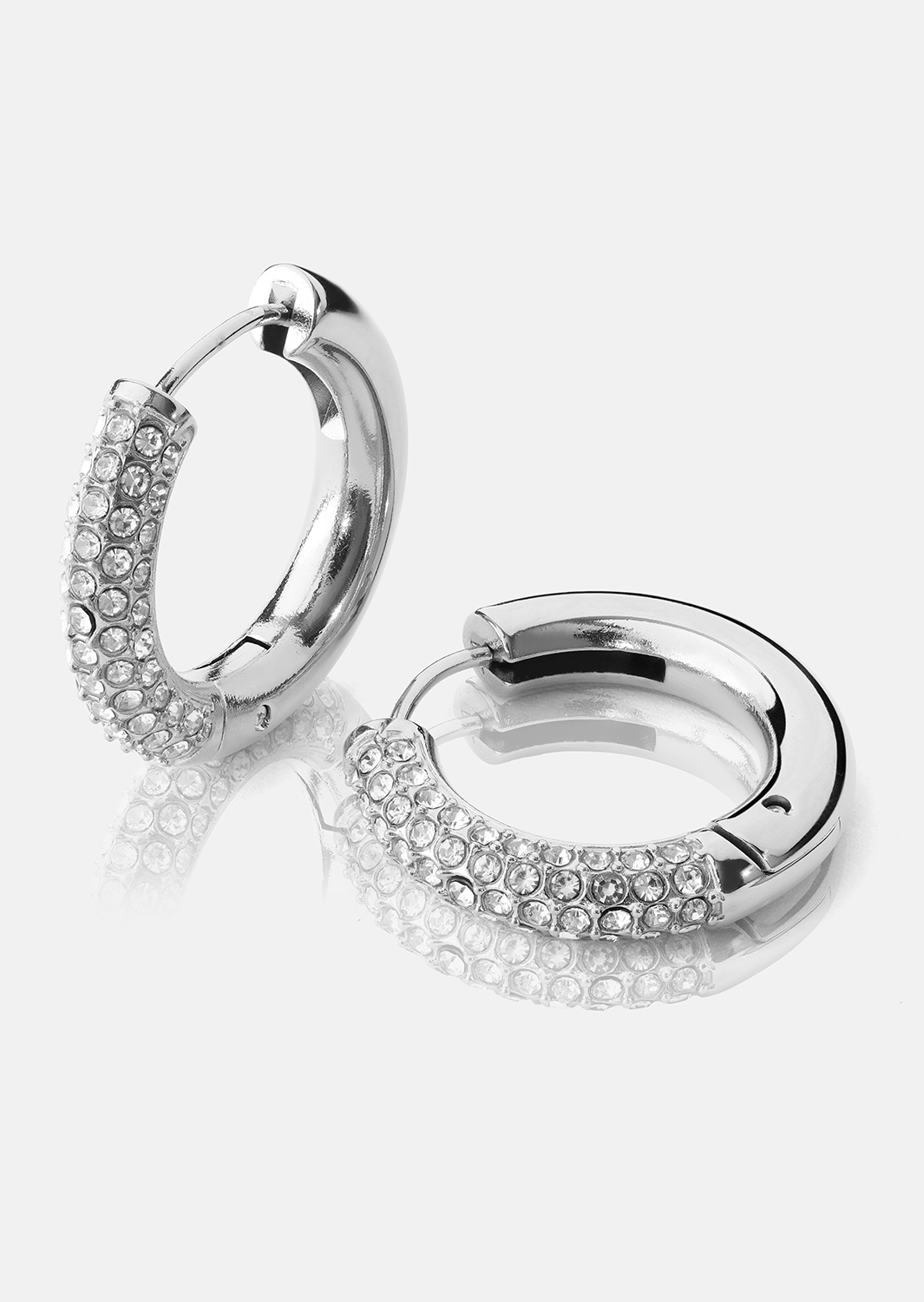 Creolen Örhängen – Silverpläterade
