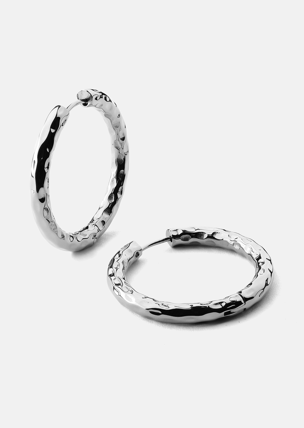 Örhänge Everyday Hoops - Silverpläterat