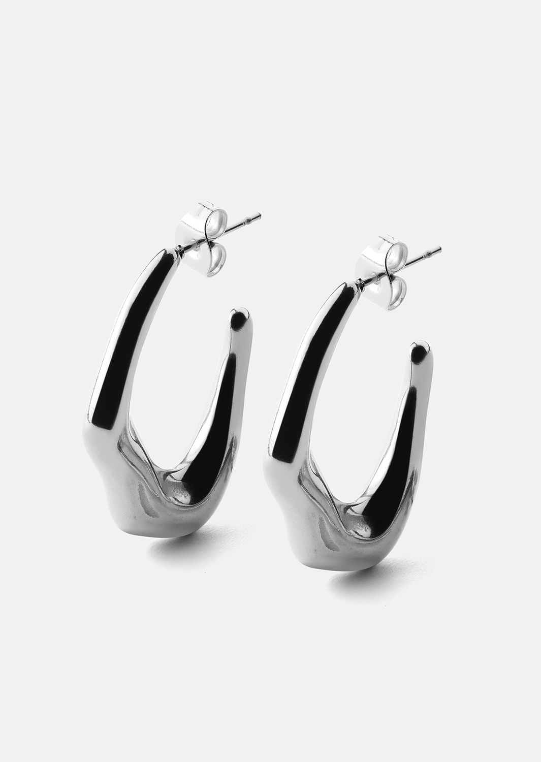 Örhänge Bold Drops - Silverpläterat